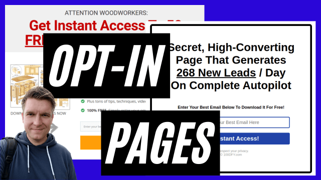 Opt-In Pages - Complete Guide - Free Download