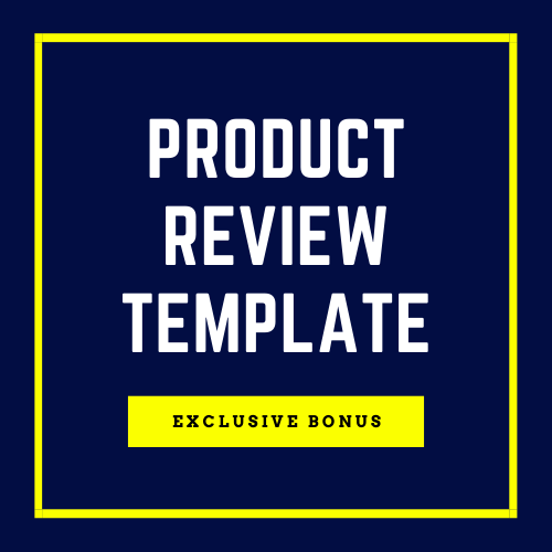 Bonus: Product Review Template