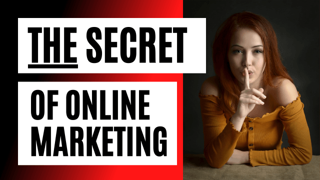 The Secret Of Online Marketing Revealed