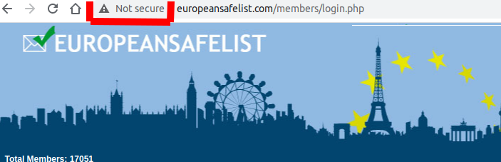 European Safelist Not Secure