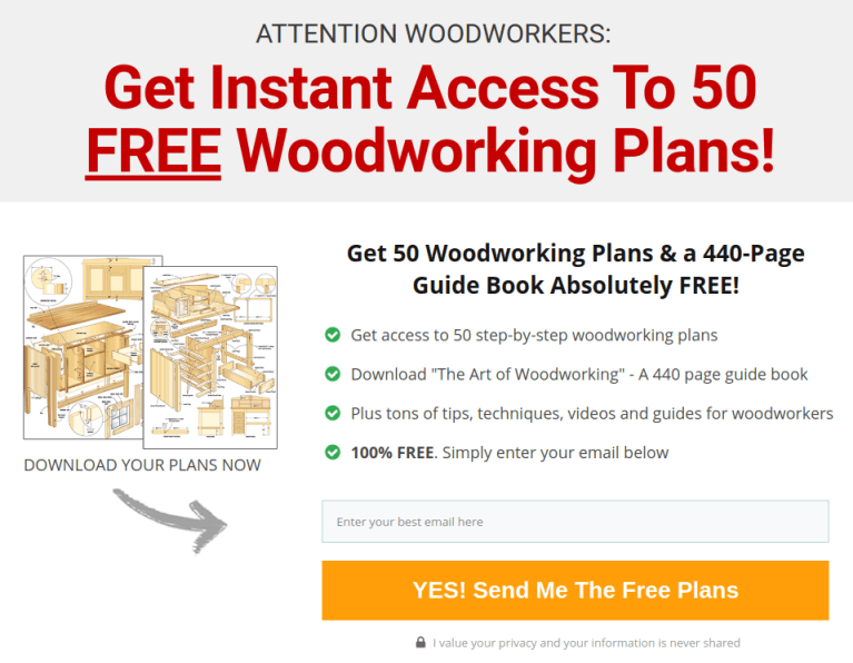 Example Opt-In Page: WoodWorking