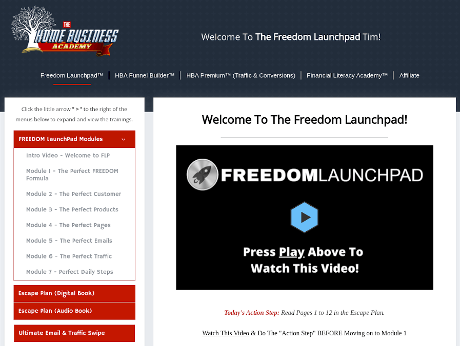 Freedom Launchpad Screenshot